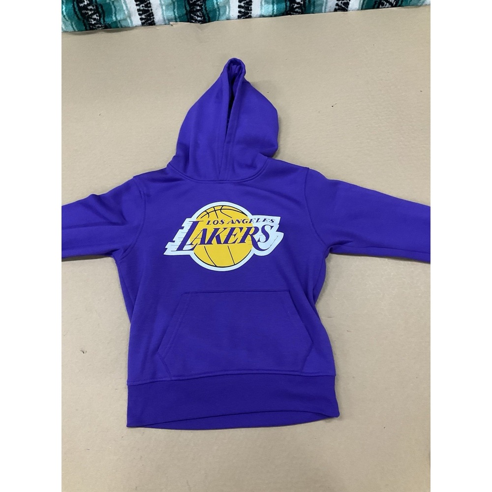 Kids NBA Lakers Purple Hoodie Size 8 Youth Los Angeles
